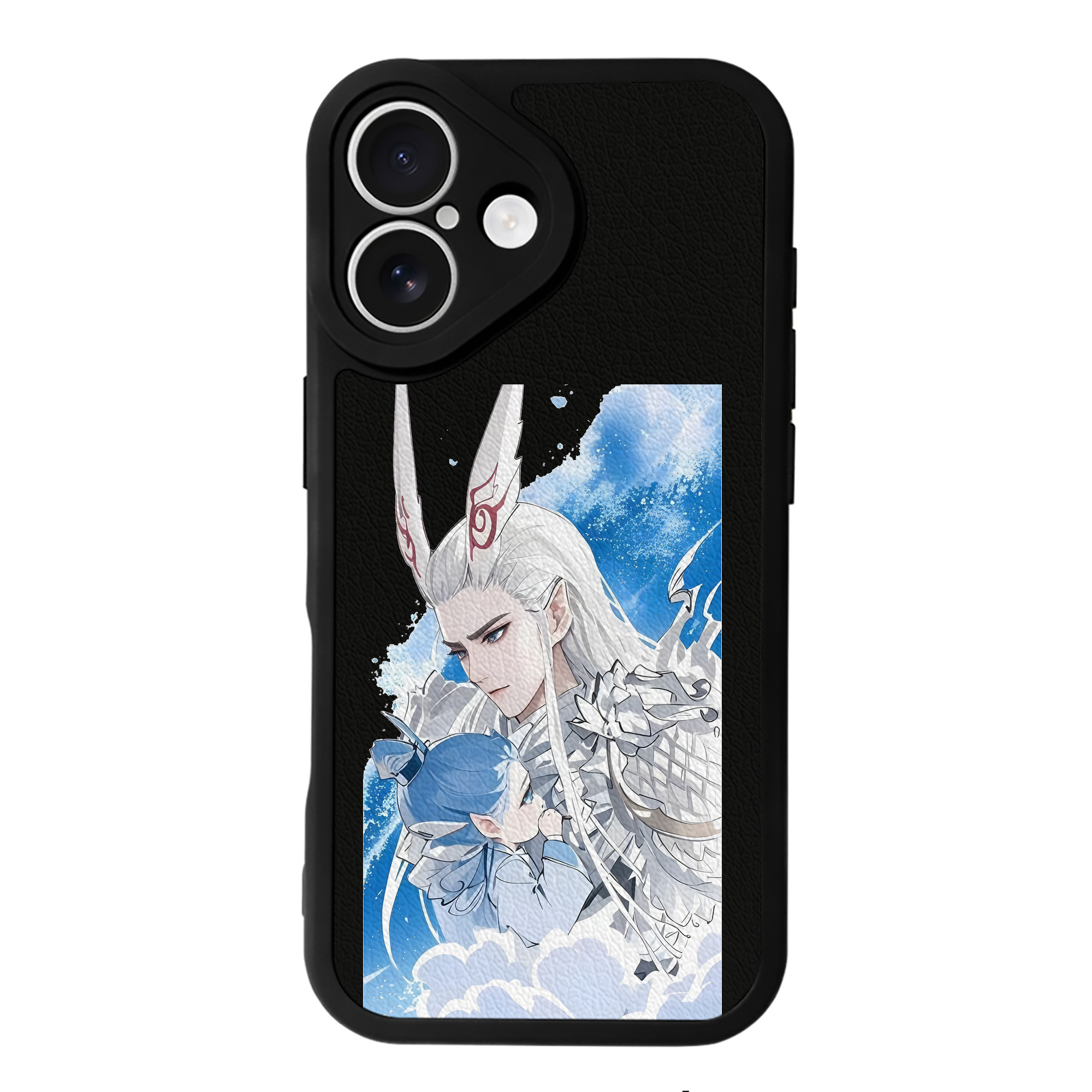 （画像用） Ne Zha 2 ナタ 魔童の大暴れ 【iPhone 16シリーズ対応】シリコンスマホケース（レザー調） 材質：シリコン
